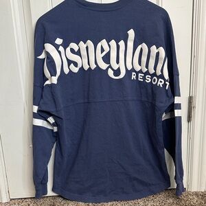 Disney Blue and White Women's Jersey Top